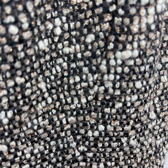 Lafayette 148 Sz 6 Tweed Leather Trim Sleeveless Knee Length Sheath Dress - Picture 5 of 7